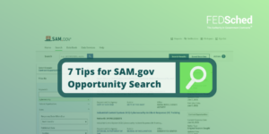 How to find government contracts on sam.gov