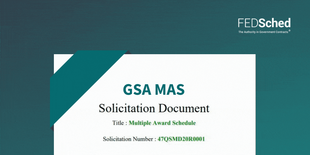 GSA MAS Contract Changes - Solicitation Refresh #9